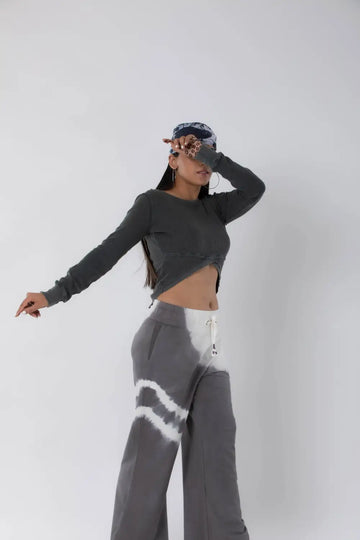 Larkspur Top (Grey)