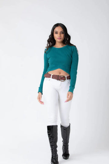 Larkspur Top (Teal)