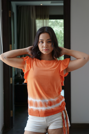 Pansy Tie-Dye Top (Pepper)