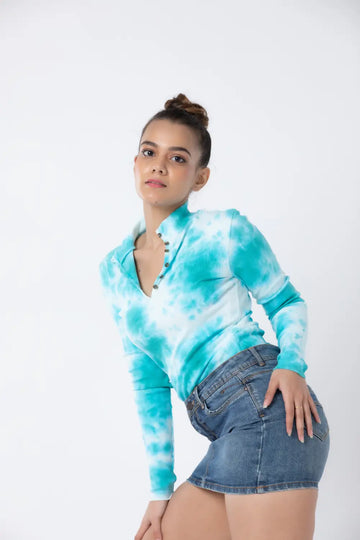 Daffodil Top (Teal)