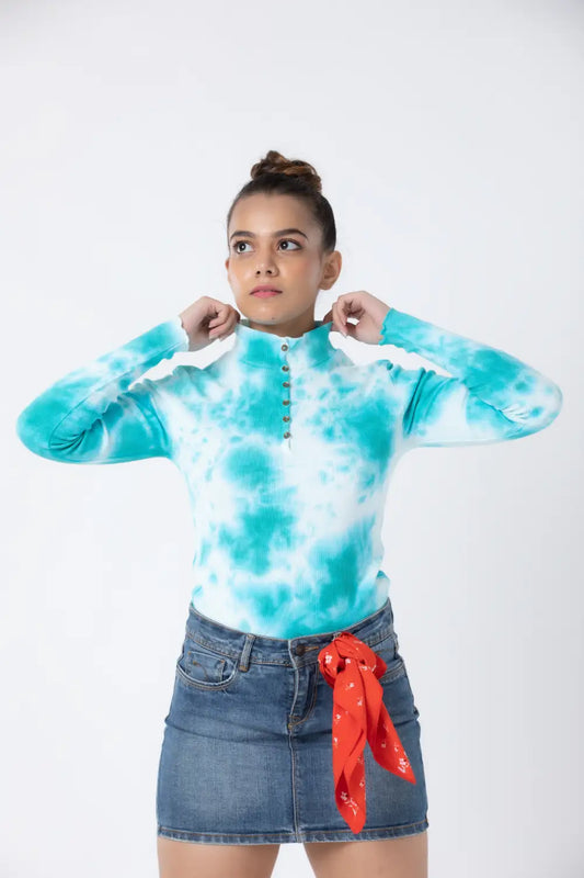 Daffodil Top (Teal)