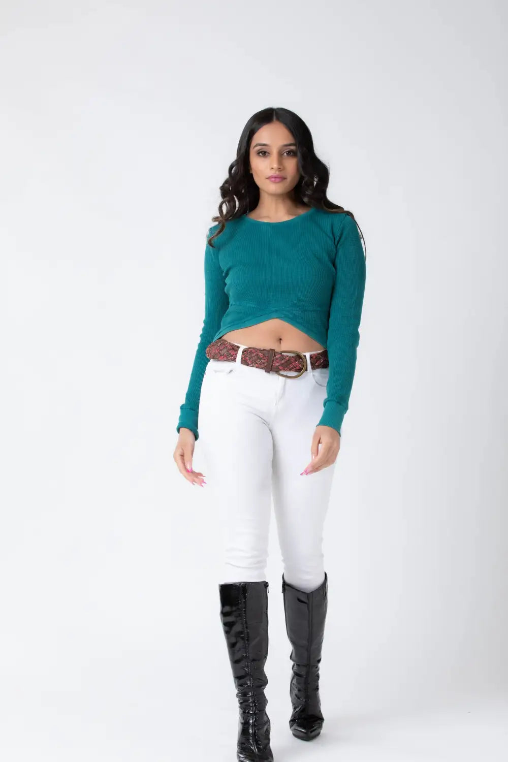 Larkspur Top (Teal)