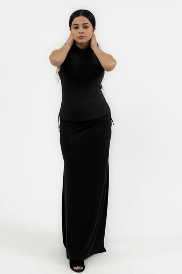 Grace Long Slit Skirt