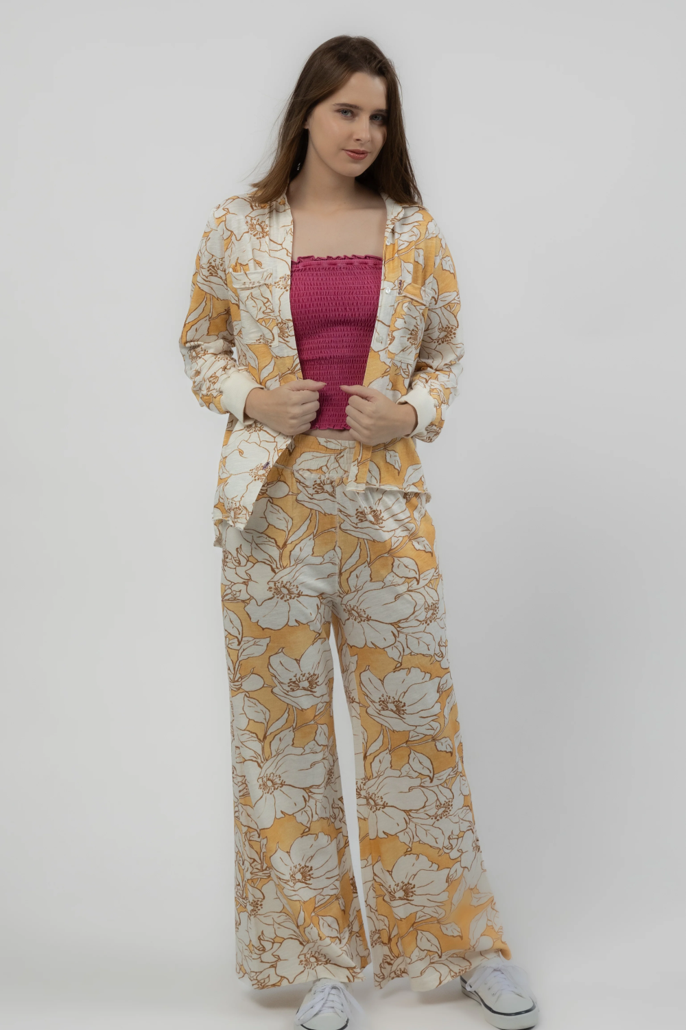 Gerbera Shirt (English Rose Print)