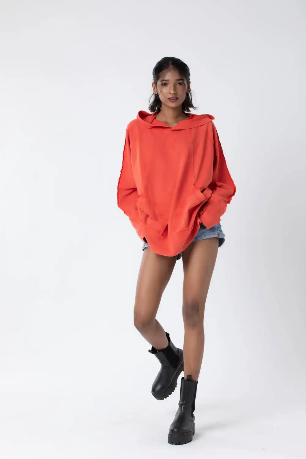 Rose Hoodie (Pepper)