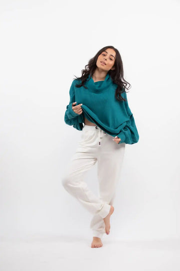 Whitelily Top (Teal)